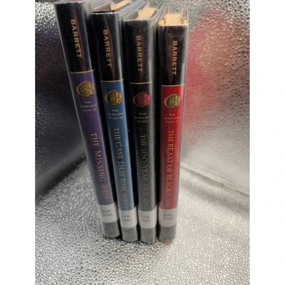 Complete Set Series - Lot of 4 Sherlock Files books by Tracy Barrett